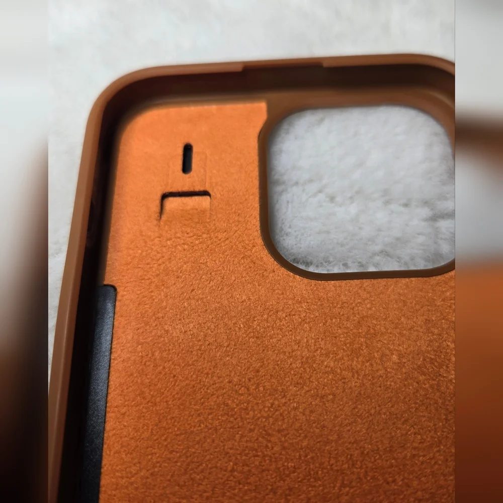 Bellroy Leather Case For iPhone 15 Pro Max (6.7") 3 Card Terracotta New In Box - Picture 10 of 16